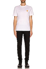 VERSACE T-Shirt in Bianco Ottico, view 4, click to view large image.