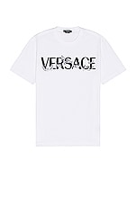 VERSACE T-shirt in White, view 1, click to view large image.