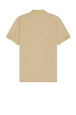 VERSACE Medusa Short Sleeve Polo Shirt in Sand, view 2, click to view large image.