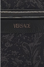 VERSACE Small Crossbody in Black, view 6, click to view large image.