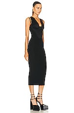 VERSACE Evening Dress in Nero, view 2, click to view large image.
