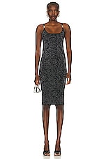 VERSACE Knit Dress in Black, view 1, click to view large image.