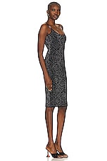 VERSACE Knit Dress in Black, view 2, click to view large image.