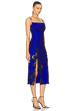 VERSACE Cocktail Dress in Blue, view 2, click to view large image.
