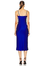 VERSACE Cocktail Dress in Blue, view 3, click to view large image.