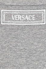 VERSACE Tank Dress in Concrete Melange, view 4, click to view large image.