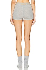 VERSACE Topeka Jersey Bottom in Grey Melange, view 3, click to view large image.
