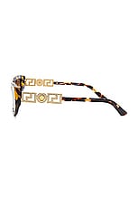 VERSACE Cat Eye Sunglasses in Havana, view 3, click to view large image.