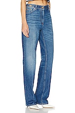 VERSACE Stonewash Straight Leg in Medium Blue, view 2, click to view large image.
