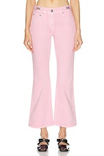 VERSACE Wide Leg in Pastel Pink, view 1, click to view large image.