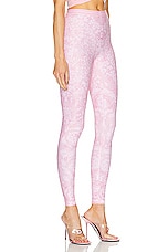 VERSACE Lycra Baroque Leggings in Pale Pink, view 2, click to view large image.