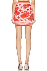 VERSACE Mini Skirt in Dusty Rose, view 3, click to view large image.