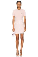 VERSACE Swim Skirt in Dusty Rose, view 5, click to view large image.