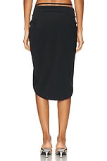 VERSACE Swim Skirt in Nero, view 4, click to view large image.