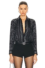 VERSACE Formal Shirt in Black, view 1, click to view large image.