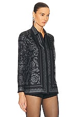 VERSACE Formal Shirt in Black, view 2, click to view large image.