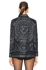VERSACE Formal Shirt in Black, view 3, click to view large image.
