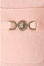 VERSACE Short Sleeve Top in Dusty Rose, view 5, click to view large image.