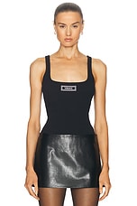 VERSACE Tank Top in Black, view 1, click to view large image.