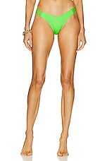 VERSACE Bikini Bottom in Clover, view 1, click to view large image.