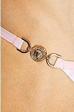 VERSACE Bikini Top in Pastel Pink, Pastel Blue, & Mint, view 5, click to view large image.