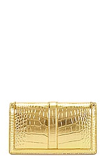 VERSACE Wallet On Chain Bag in Gold, view 2, click to view large image.