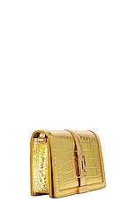 VERSACE Wallet On Chain Bag in Gold, view 3, click to view large image.