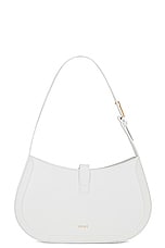 VERSACE Large Hobo Bag in Optical White, view 3, click to view large image.