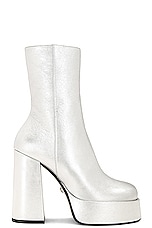 VERSACE Platform Boot in Silver & Palladium, view 1, click to view large image.