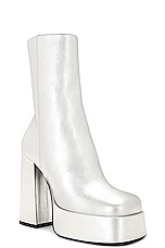 VERSACE Platform Boot in Silver & Palladium, view 2, click to view large image.