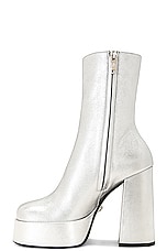 VERSACE Platform Boot in Silver & Palladium, view 5, click to view large image.