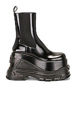 VERSACE Platform Boot in Black, view 1, click to view large image.