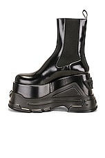 VERSACE Platform Boot in Black, view 5, click to view large image.