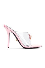 VERSACE Mule Sandal in Transparent, view 1, click to view large image.