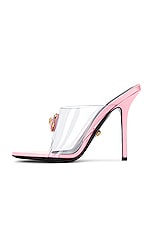 VERSACE Mule Sandal in Transparent, view 5, click to view large image.