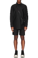 Valentino Bermuda Shorts in Black, view 4, click to view large image.