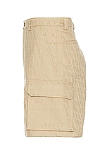 Valentino Bermuda in Beige, view 4, click to view large image.