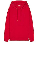 Valentino Hoodie in Red, view 1, click to view large image.