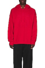 Valentino Hoodie in Red, view 4, click to view large image.