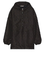 Valentino Caban Jacket in Black, view 1, click to view large image.