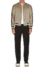 Valentino Souvenir Jacket in Beige & Black, view 5, click to view large image.