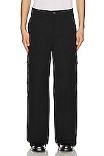 Valentino Cargo Pants in Black, view 4, click to view large image.