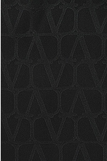 Valentino Camica Maniche Corte in Black, view 3, click to view large image.