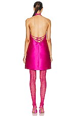 Valentino Techno Dress in Pink, view 3, click to view large image.