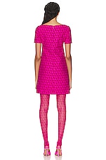 Valentino Iconographe Dress in Pink, view 3, click to view large image.