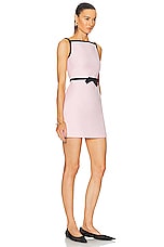 Valentino Square Neck Dress in Taffy & Nero, view 2, click to view large image.