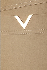 Valentino Canvas Short in Beige, view 5, click to view large image.