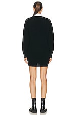 Valentino Cashmere Sweater in Nero, view 3, click to view large image.