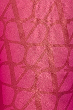 Valentino Iconographe Legging in Pink, view 3, click to view large image.