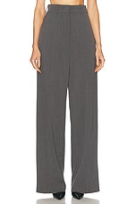 Valentino Solid Pant in Grigio Medio, view 1, click to view large image.